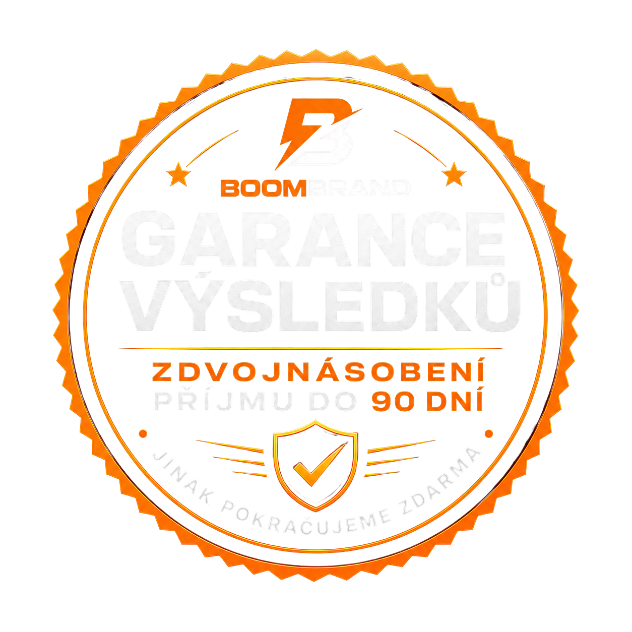 Garance výsledků – zdvojnásobení příjmu do 90 dní, jinak pokračujeme zdarma